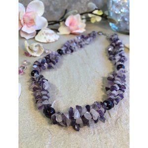 Amethyst Necklace and matching bracelet